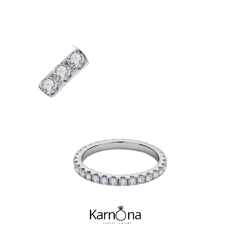 טבעת פס כסף 925s – תמונה 2