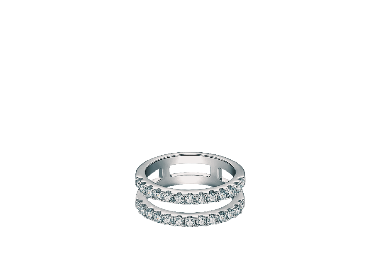 טבעת מעבדה כפולה פס T002