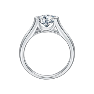 ⁦טבעת אבן מעבדה 2ct  T001⁩ – תמונה ⁦2⁩