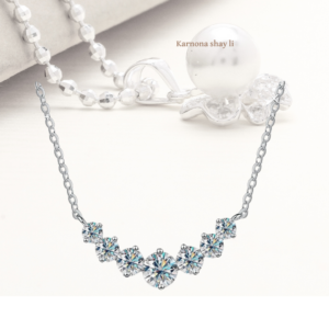 שרשרת 7 אבנים מעבדה 2.8ct