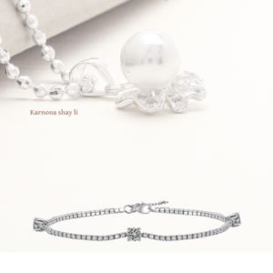 צמיד טניס עדין משובץ אבני מעבדה