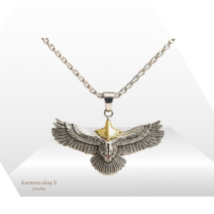 שרשרת נשר לגברים כסף 925s