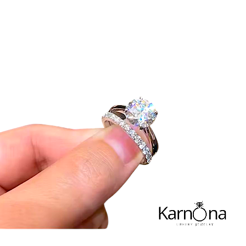 סט 2 טבעות קלאסי מעבדה – תמונה 7