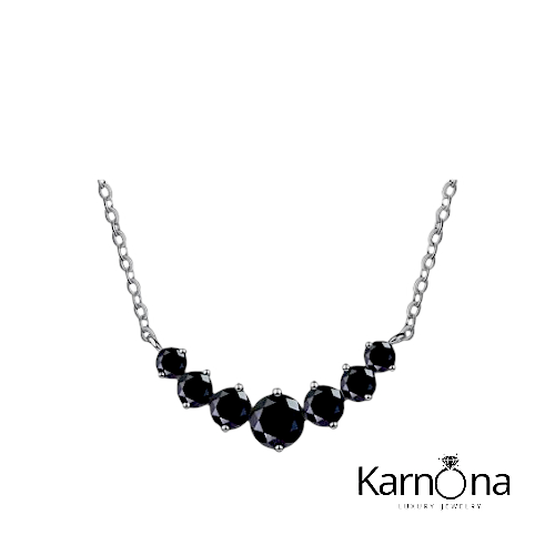 שרשרת 7 אבנים מעבדה 2.8ct – תמונה 4