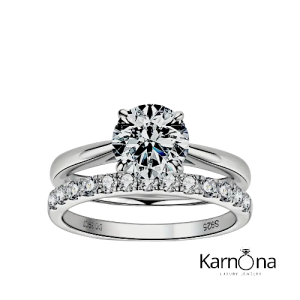 ⁦טבעת קלאסית סוליטר מעבדה 1.0CT⁩ – תמונה ⁦9⁩