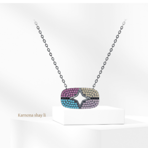 שרשרת פלטה מעוצבת כסף 925s