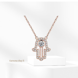 שרשרת חמסה זהב רוז