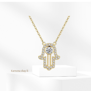 שרשרת חמסה זהב כסף 925s