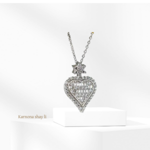 שרשרת לב מעוצבת כסף 925