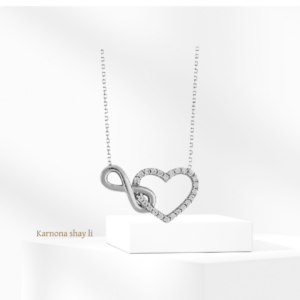 שרשרת לב אינפנטי כסף 925