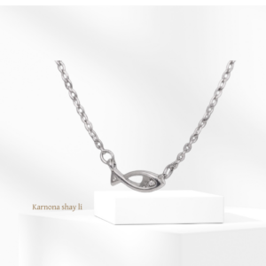 שרשרת דג כסף 925