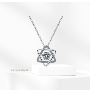 שרשרת מגן דוד כסף 925s