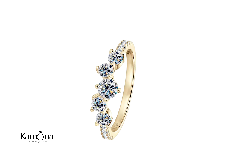 טבעת מעבדה מעוצבת זהב – תמונה 2