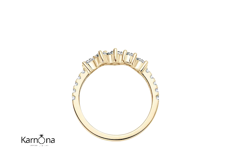 טבעת מעבדה מעוצבת זהב – תמונה 3