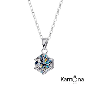 שרשרת סוליטר אבן מעבדה 1.0ct