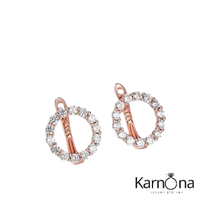 עגילים צמודים עגולים