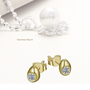 עגילים עלמה מעבדה