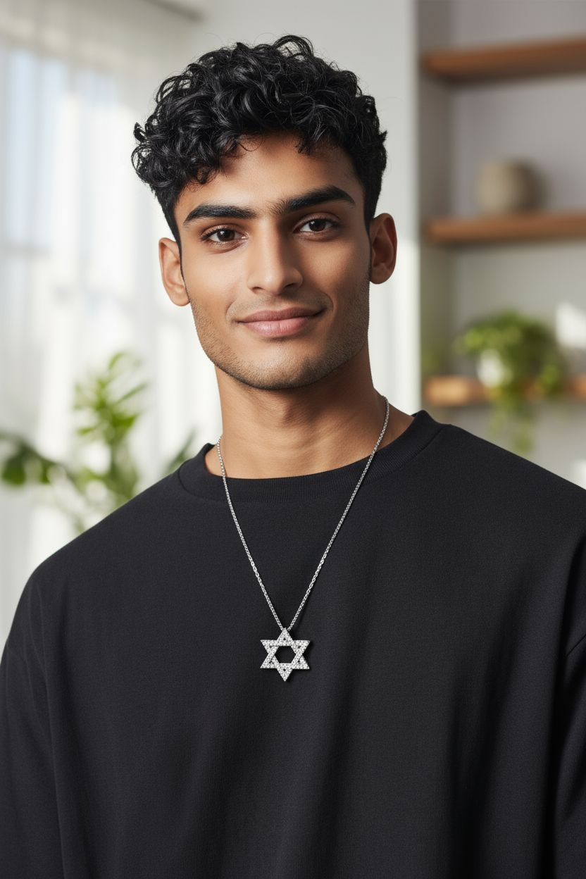 שרשרת מגן דוד יוקרתית – תמונה 3