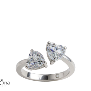 טבעות לבבות פתוחה מעבדה