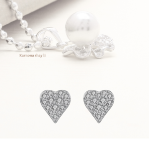 עגילים לב מעבדה