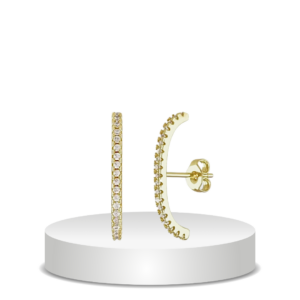 עגילים חובקים אבנים זירקוניה