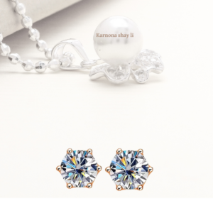 עגילים צמודים רוז מעבדה