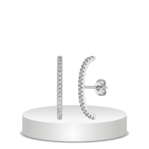 עגילים חובקים אבנים זירקוניה