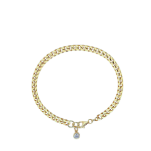 צמיד מעיין חוליות זהב מעבדה