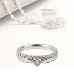 סט טבעות עדינות שיבוץ אבני מעבדה