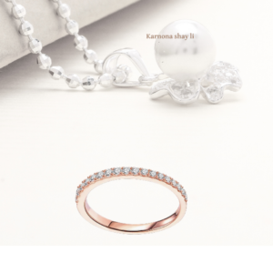 טבעת נועה פס מעבדה רוז