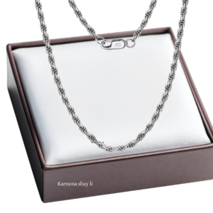 שרשרת לגברים כסף טהור