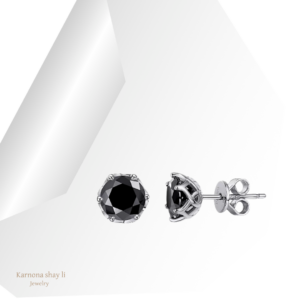 עגילים שחר מעבדה