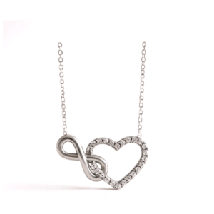 שרשרת לב אינפנטי כסף 925
