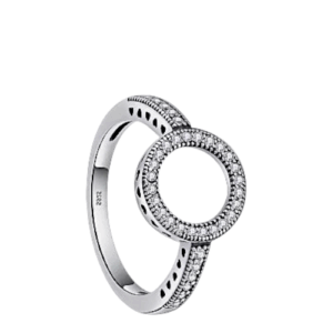 טבעת עיגול כסף 925s