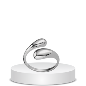 טבעת חיבוק חלקה כסף 925s