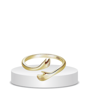 טבעת חיבוק כסף 925s