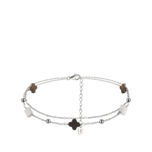 צמיד כסף 925s תלתן