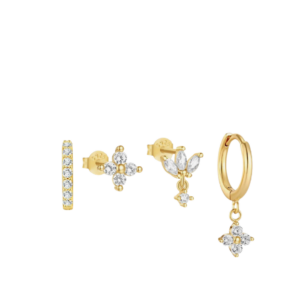 סט אלמוג כסף 925s