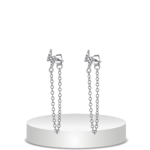 עגילים ברק כסף 925s