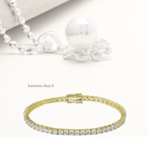 צמיד טניס 3mm זהב מעבדה