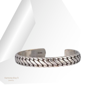 צמיד עומרי כסף 925s