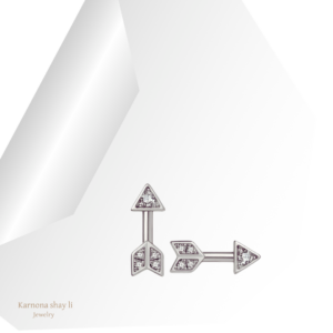 עגילים חץ מעבדה