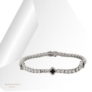 צמיד תלתן טניס לגבר