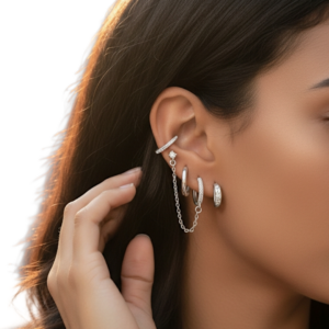 סט אור כסף 925s