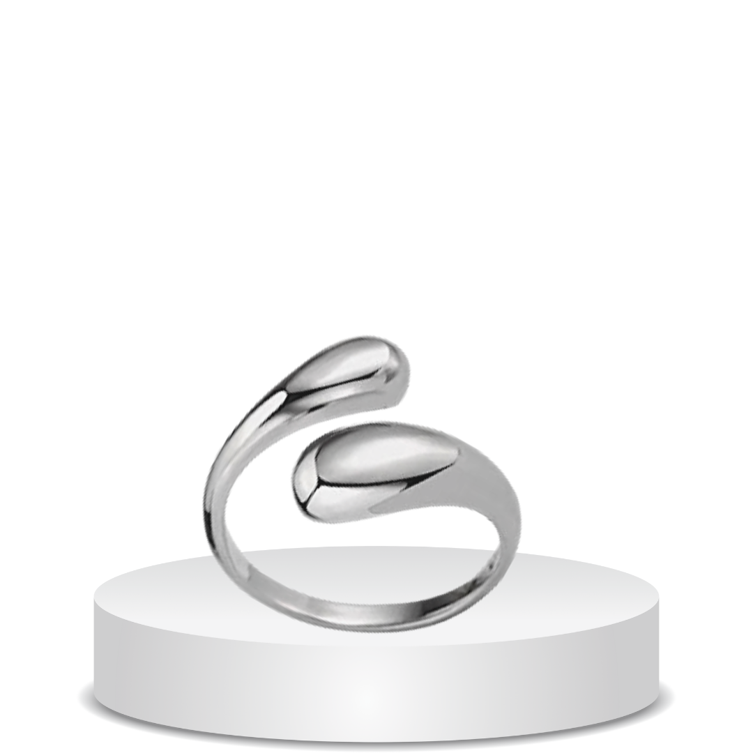 טבעת חיבוק חלקה כסף 925s