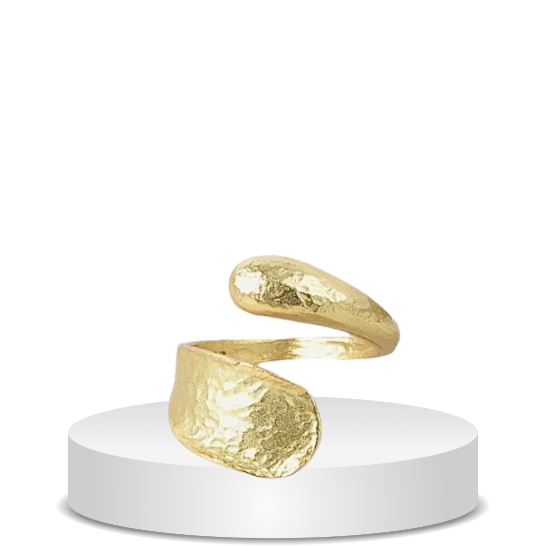 טבעת ספירלה מעוצבת כסף 925s