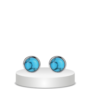 עגילים צמודים אגת כסף 925s