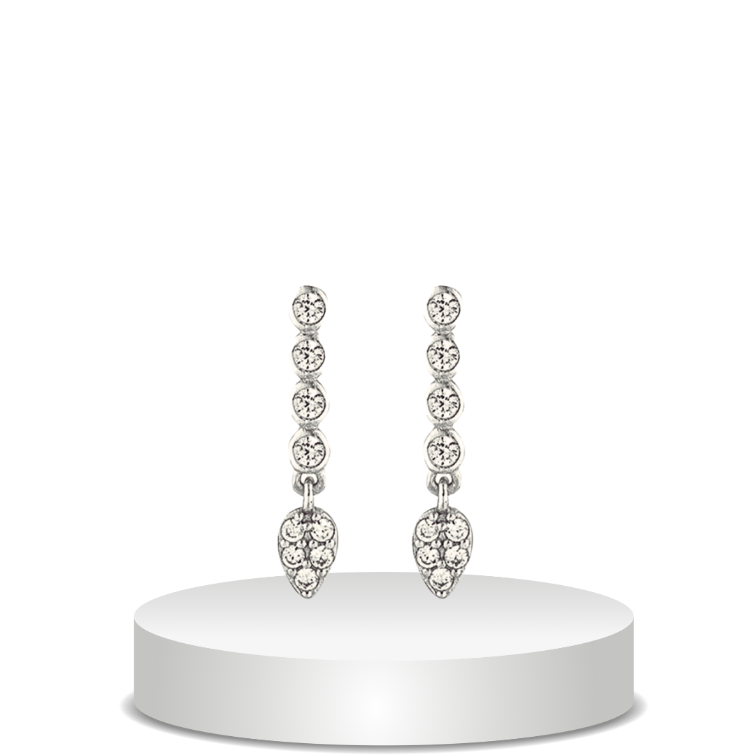 עגילים כליל כסף 925s