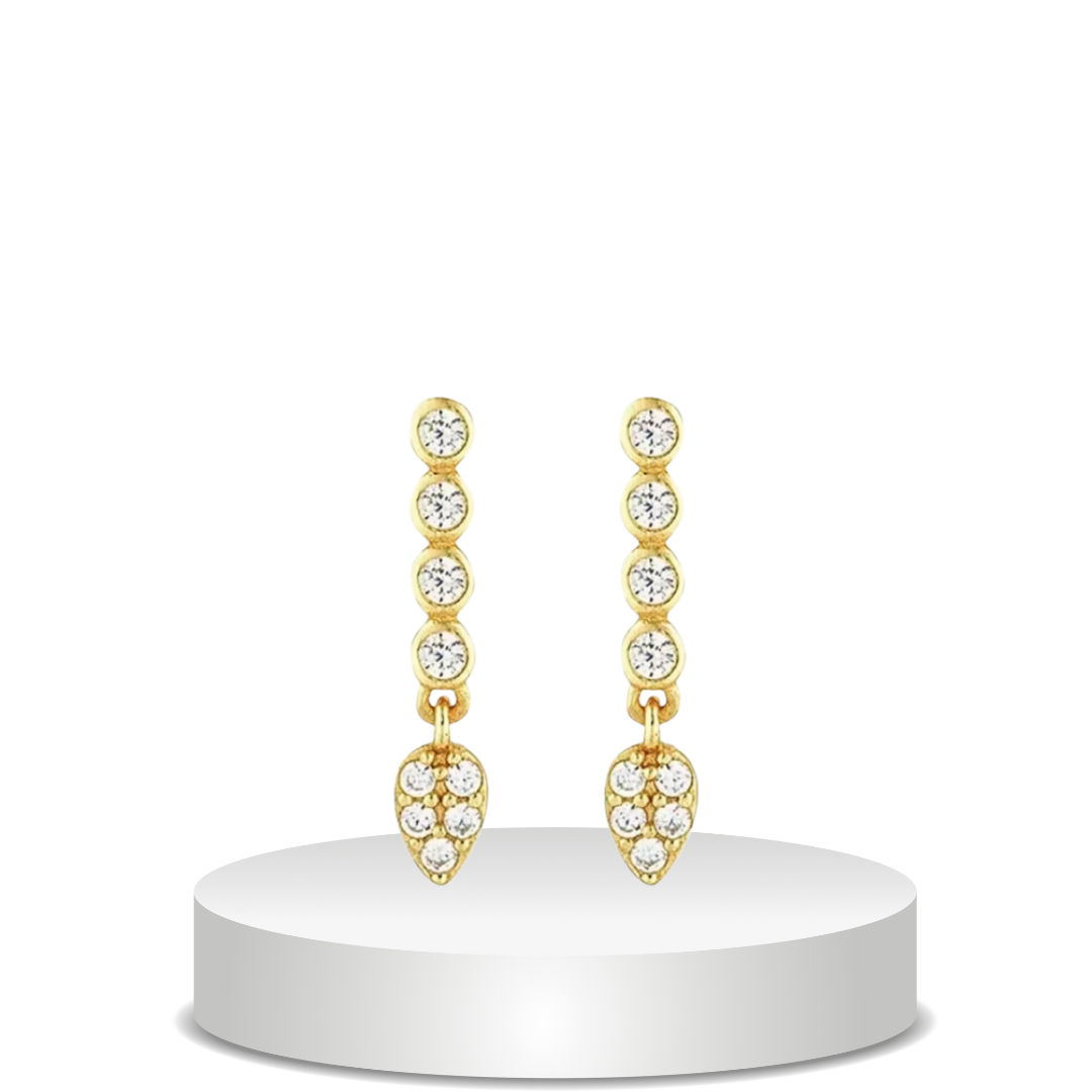 ⁦עגילים כליל כסף 925s⁩ &ndash; תמונה ⁦5⁩