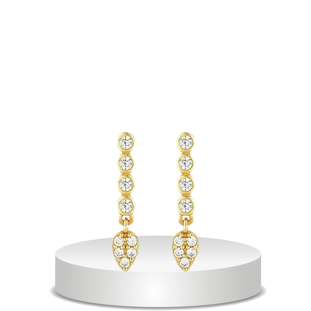 ⁦עגילים כליל כסף 925s⁩ &ndash; תמונה ⁦4⁩